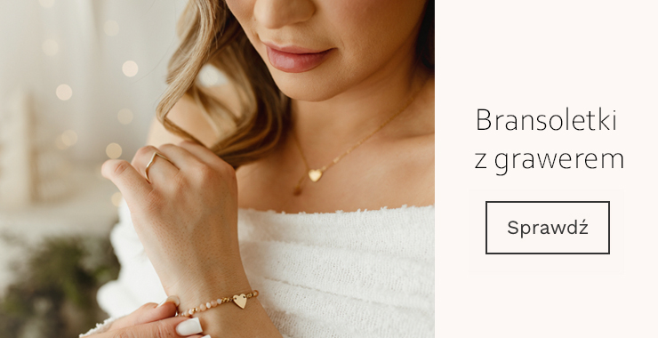 Bransoletki z grawerem