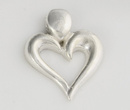 480/139 wisiorek srebrny serduszko