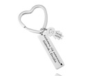 1559/7 brelok do kluczy z Twoim grawerunkiem srebrny dziewczynka