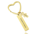 1559/1 brelok do kluczy z Twoim grawerunkiem pozłacany chłopiec