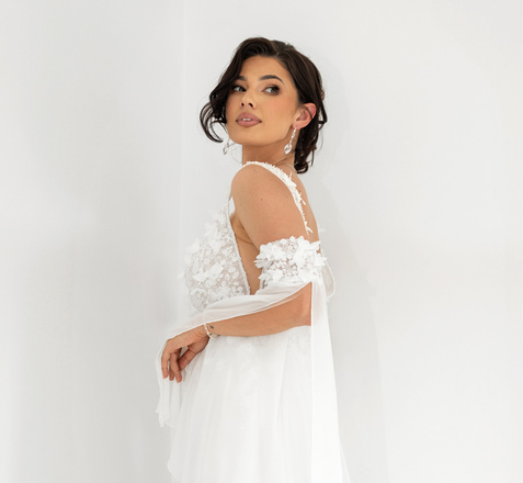 1749/3 biżuteria ślubna srebrno 925 z kryształkami, komplet