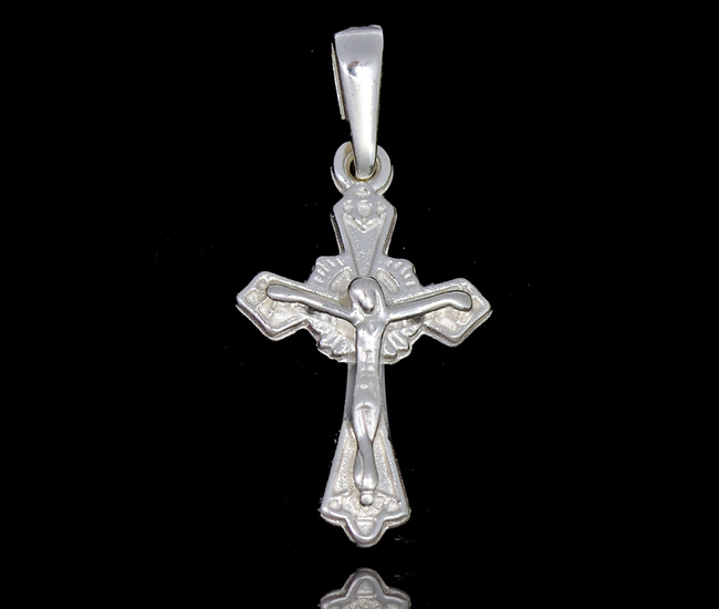 480/424  wisiorek srebrny 925  krzyżyk, krzyż