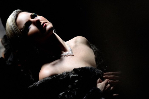 KOL423 PIĘKNE KOLCZYKI KRZYSZTAŁY CAB -ŚLUB