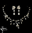 KPL662 KOMPLET BIŻUTERIA ŚLUBNA POSREBRZANA