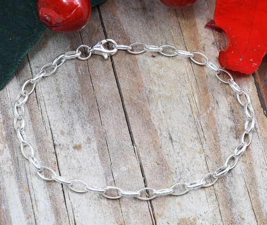 1596/23 srebro 925 komplet charms świąteczny laska, choinka, wieniec