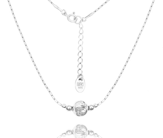 1306/1 komplet srebrny 925 z kuleczkami