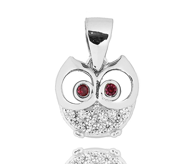 114/18 wisiorek mała sowa dzień nauczyciela