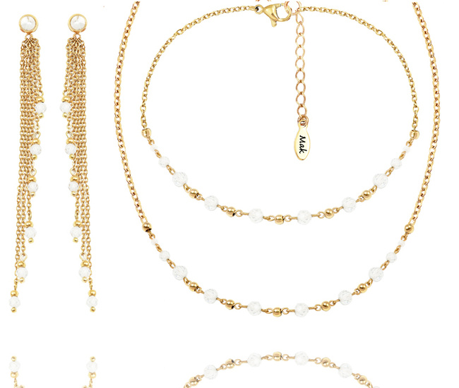 1662 komplet ślubny pozłacany z cyrkoniami