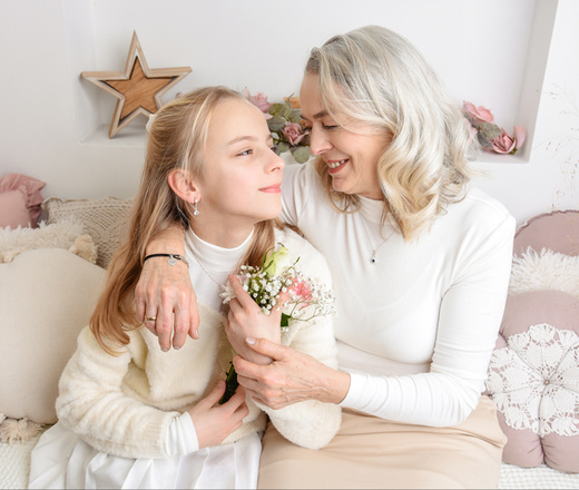 480/117 komplet srebrny z cyrkoniami niebieskimi kwiatki