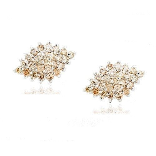 Kol  599/397 KOLCZYKI cyrkonie szampańskie  sztyft