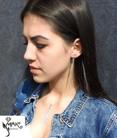 KPL774 biżuteria KOMPLET srebrny + pudełko z grawerem