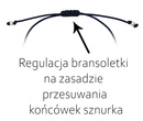 Zestaw urodzinowy bransoletka cielista eleganckie opakowanioe  1865/2