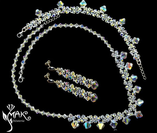 NK281 NASZYJNIK Z KRYSZTAŁÓW SWAROVSKI ELEMENTS