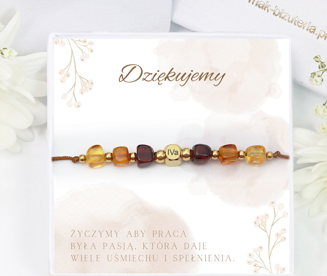 Zestaw dla nauczyciela bransoletka z grawerem 1865/3