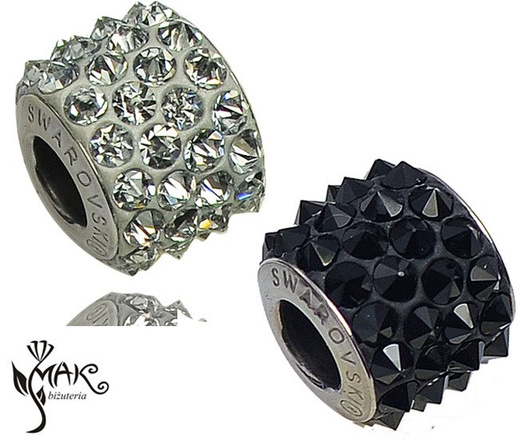 BR493 BRANSOLETKA SKÓRZANA Swarovski, bransoletka z grawerem