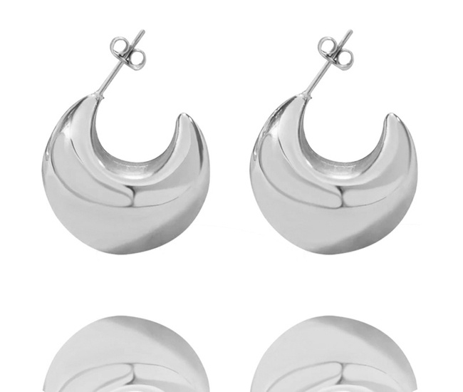 599/1123 Kolczyki stalowe sztyfty duże