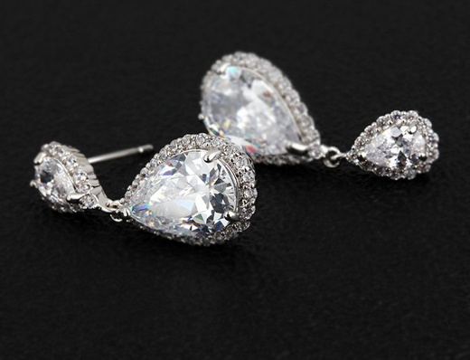 Kpl874 komplet ślubny, biżuteria ślubna z cyrkoniami b599/425 k599/567