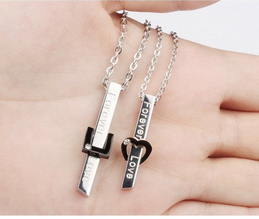 NK599/532 NASZYJNIKI dla pary z GRAWEREM LASEROWYM3