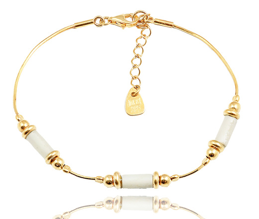 1512 komplet srebrny 925 złocony kwiatuszki