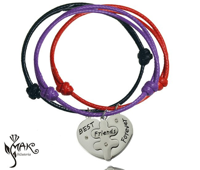 Br789 bransoletki Best Friends Forever + grawer laserowy + pudełko