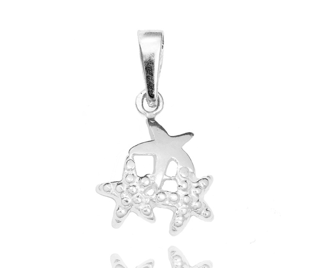 480/439 wisiorek srebrny 925  rozgwiazdki rozgwiazda