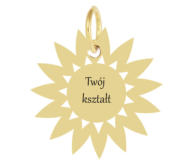 Zawieszka na specjalne zamówienie srebro 925 wg wskazań