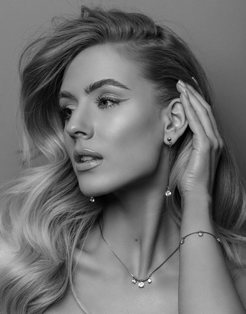 1360 kolczyki srebrne 925 z cyrkoniami