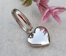 1085 identyfikator adresówka dla psa serce wypukłe srebrne