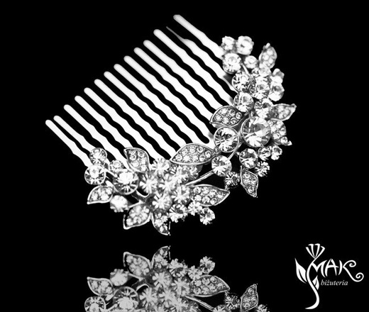 S656/15  WSUWKA , spinka, ozdoba do włosów na ślub
