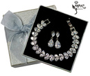 Kpl873 komplet ślubny, biżuteria ślubna z cyrkoniami b599/427  k599/87