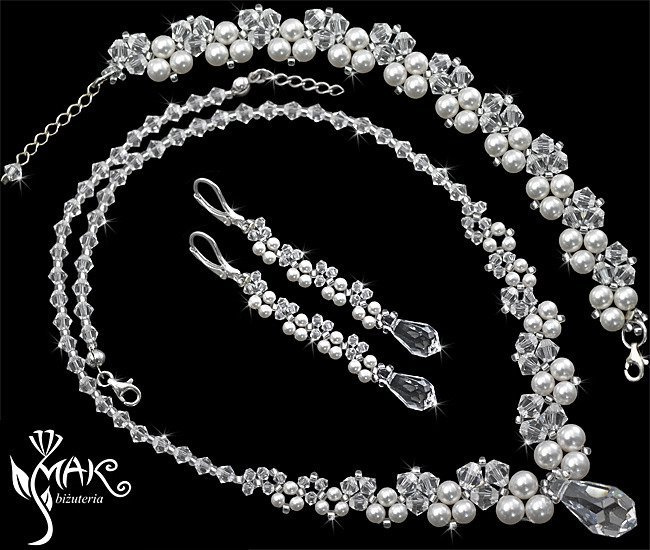 314 biżuteria ślubna komplet