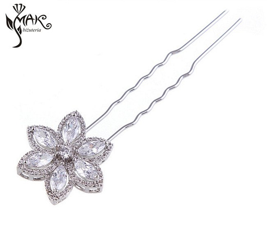 655/24 WSUWKA do włosów ekskluzywna cyrkonie