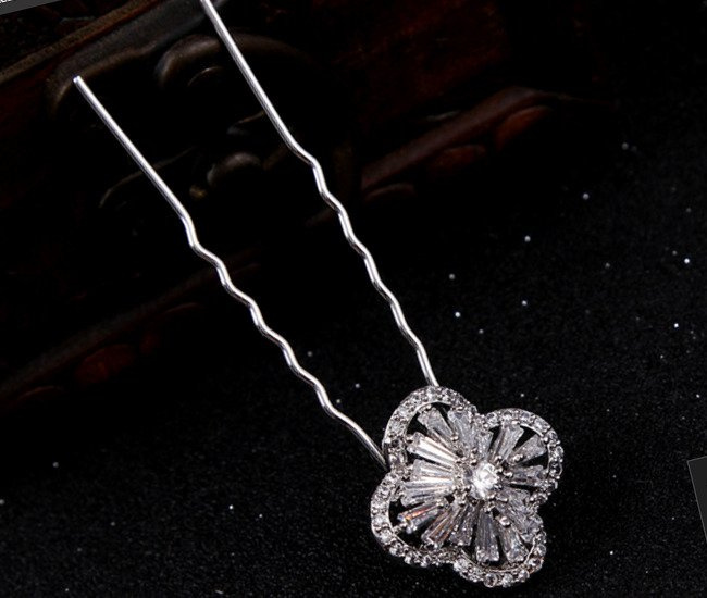 655/23 WSUWKA do włosów ekskluzywna cyrkonie