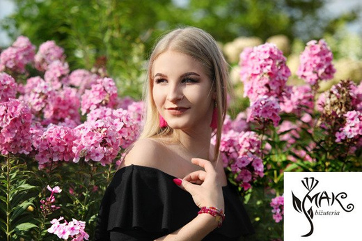 Kol952 Kolczyki frędzle chwosty rozmiar M - kolory do wyboru