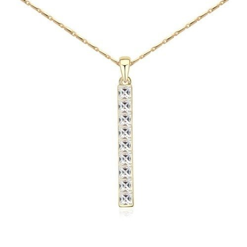 Nk 599/40 NASZYJNIK żółte złoto crystal SWAROVSKI® ELEMENTS