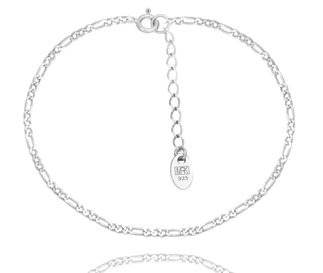 Bransoletka srebrna 925 figaro conc040