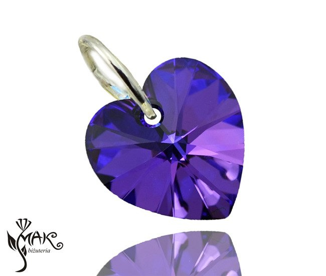 W376 WISIOREK SWAROVSKI 10 MM heliotrope