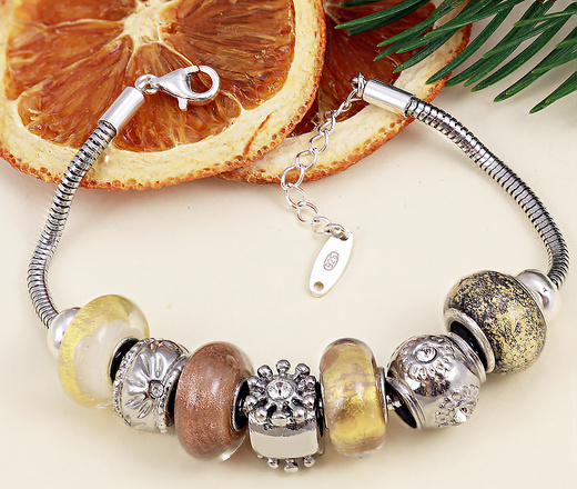 1595 bransoletka beads z koralikami modułowymi