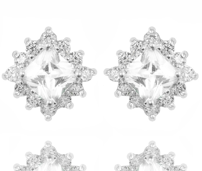 480/488 kolczyki srebrno 925 z cyrkonią