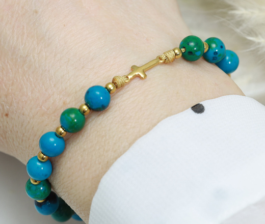 Bransoletka różaniec dla dziewczynki 1813/1