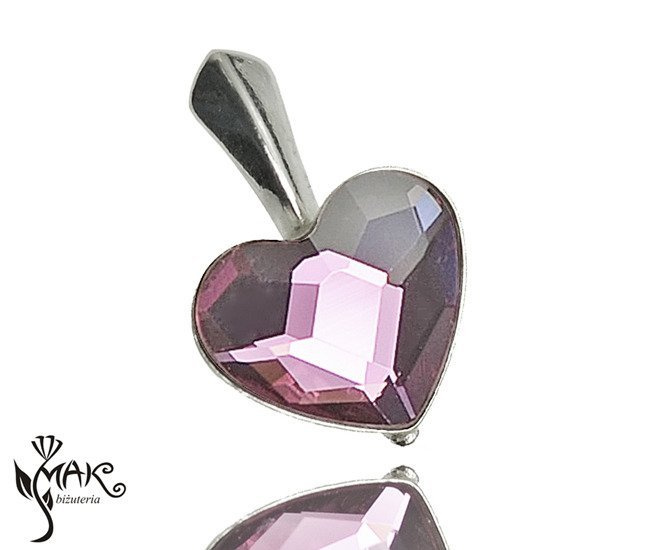 W552 WISIOREK SWAROVSKI 10 MM crystal antiqupink