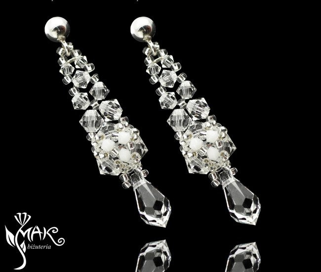 491 biżuteria ślubna kolczyki