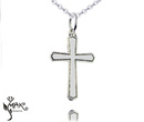 W792/1 NASZYNIK SREBRNY KRZYŻYK SREBRNY BIERZMOWANIE CHRZEST