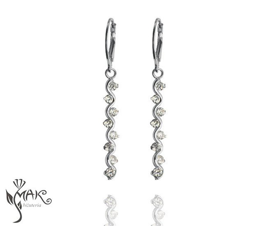 W480/12 WISIOREK SREBRNY Z CYRKONIĄ