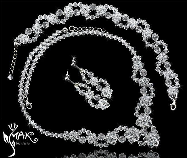 261 komplet biżuteria ślubna, biżuteria na ślub