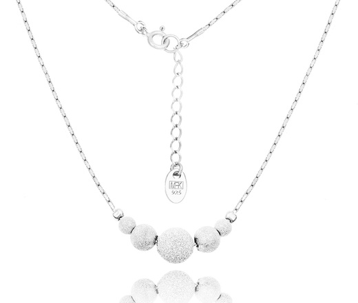 1306/2 komplet srebrny 925 z kuleczkami