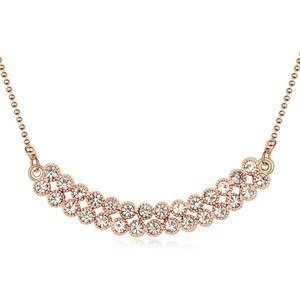 N  599/199 NASZYJNIK żółte złoto crystal