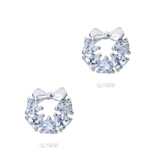 Kol  599/395 KOLCZYKI cyrkonie crystal  sztyft