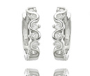 1064/36 Kolczyki srebrne 925 cyrkonie