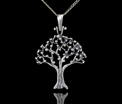 480/180 wisiorek srebrny drzewko